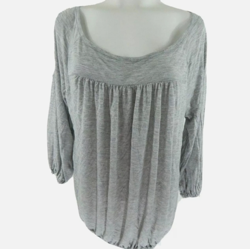 Soft Joie Scoop‎ Neck 3/4 Sleeve Knit Top